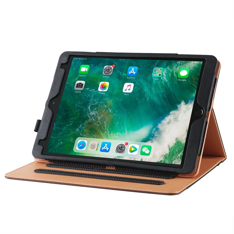 iPad 10.2 Case 8th Generation 2020 Soft Leather Smart Cover Sleep Wake For Apple - Image 2 of 4