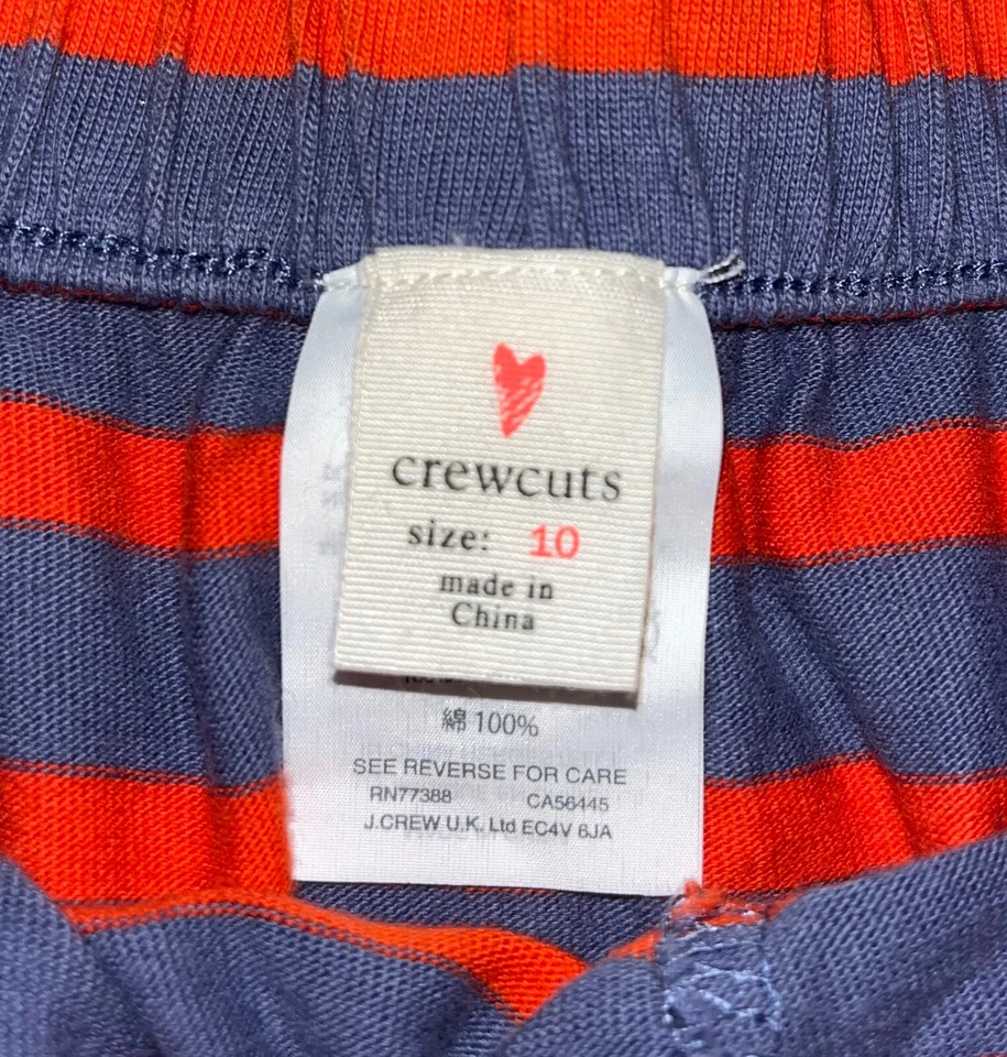 CREWCUTS GIRLS BLUE & ORANGE STRIPED SKIRT SIZE 10 EXCELLENT COND LD2 WORN ONCE - Image 2 of 3