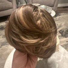 Drawstring Hair Bun Hairpiece with Comb Clip Short Ponytail Bun Hair Extension