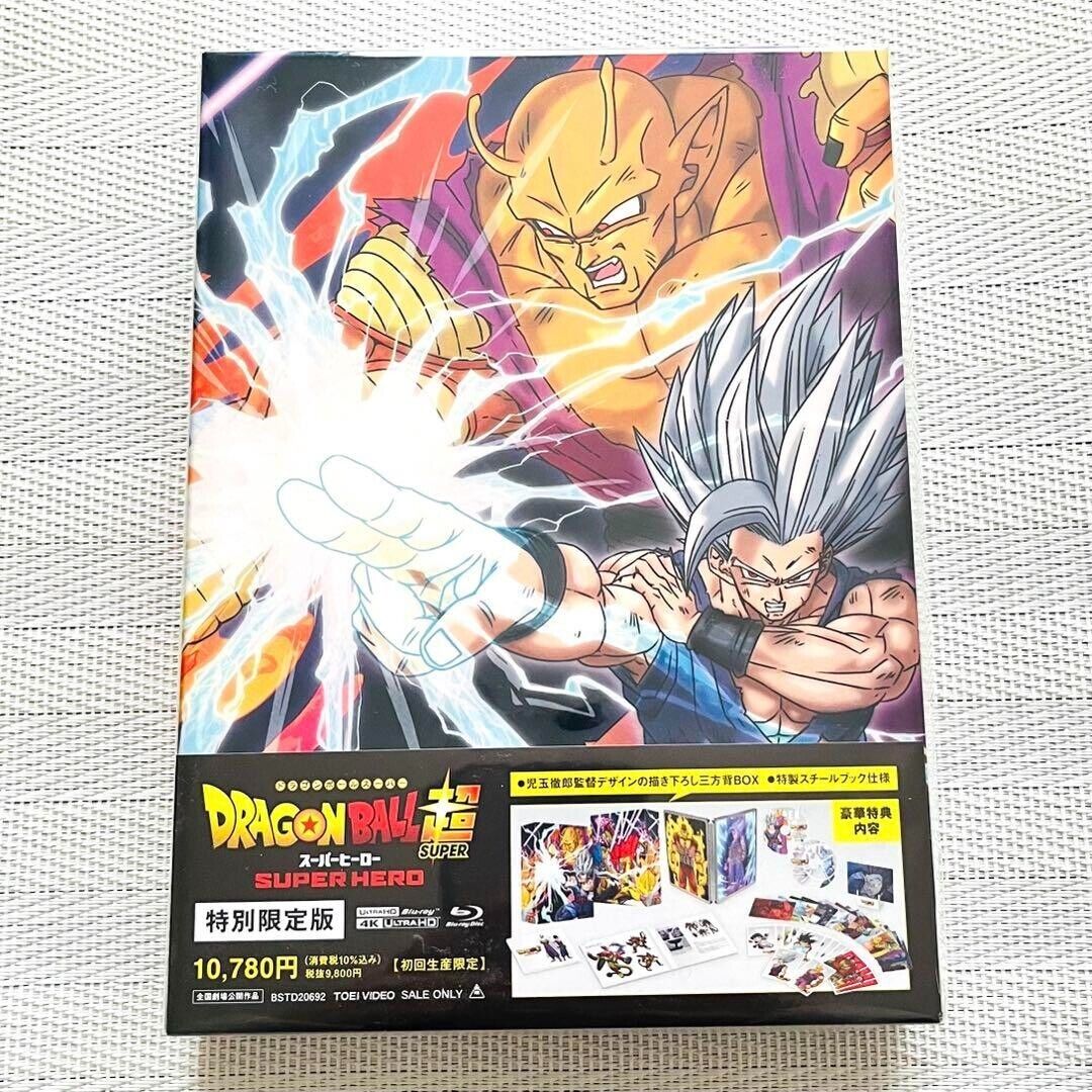  Dragon Ball Super: SUPER HERO - Steelbook -  Exclusive -  4K + BD : Movies & TV