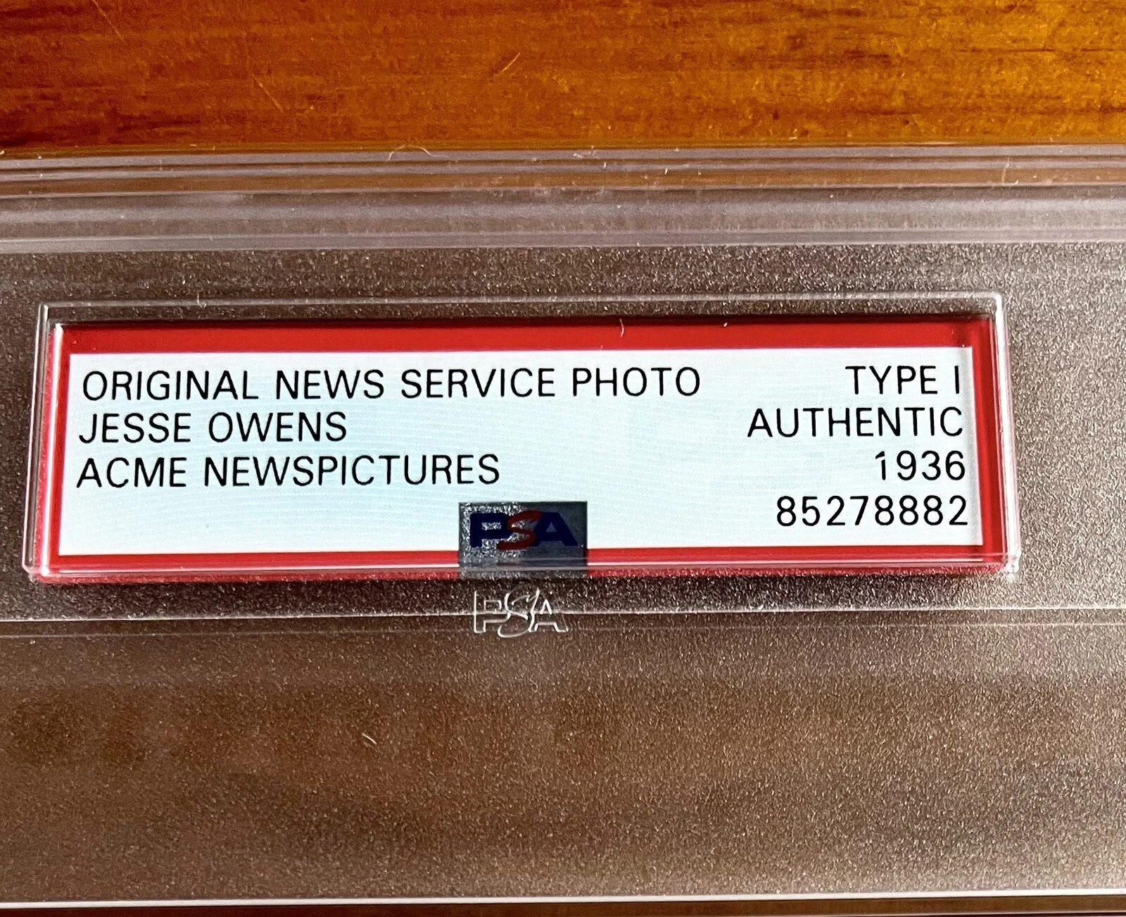 1936年 タイプ1 写真 PSA Jesse Owens ベルリンオリンピック Acme 新聞 オリジナル - 画像3/3