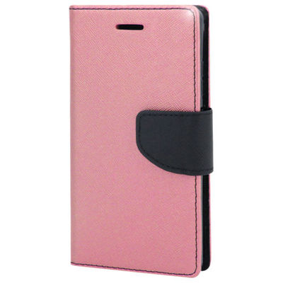 Case Hülle Handy Tasche Etui FÜR Samsung Galaxy A3 2016 Fancy Pink Schwarz