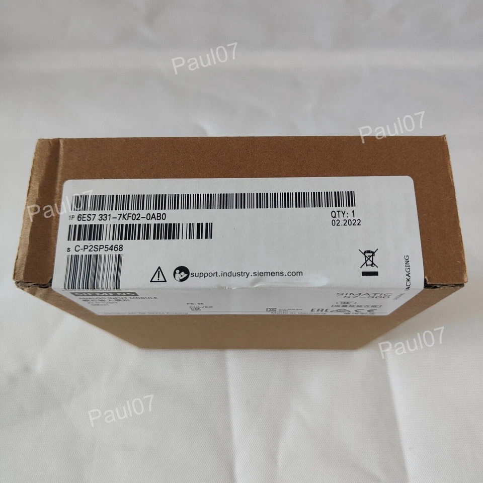 New Siemens 6ES7331-7KF02-0AB0 6ES7 331-7KF02-0AB0 S7-300 Analog input SM 331