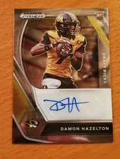 2021 Prizm Draft Auto #203 Damon Hazelton Jr. Missouri Rookie WR