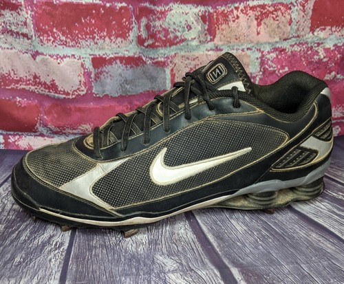 NIKE SHOX ZOOM METAL BASEBALL CLEATS 
