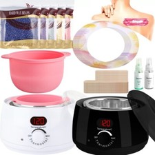Wax Machine Kit Professional Hot Wax Pot Hair Removal Waxing Heater Wax Beans