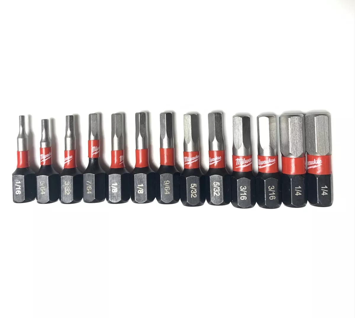 Milwaukee shockwave 2024 hex bits