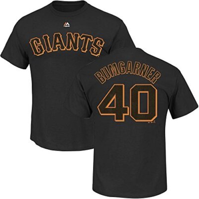 Majestic Men's Madison Bumgarner San Francisco Giants Black