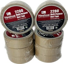 8 Rolls Nashua 2280 Duct Tape 2 in x 60 yd - 9 mil - Tan Multi Purpose