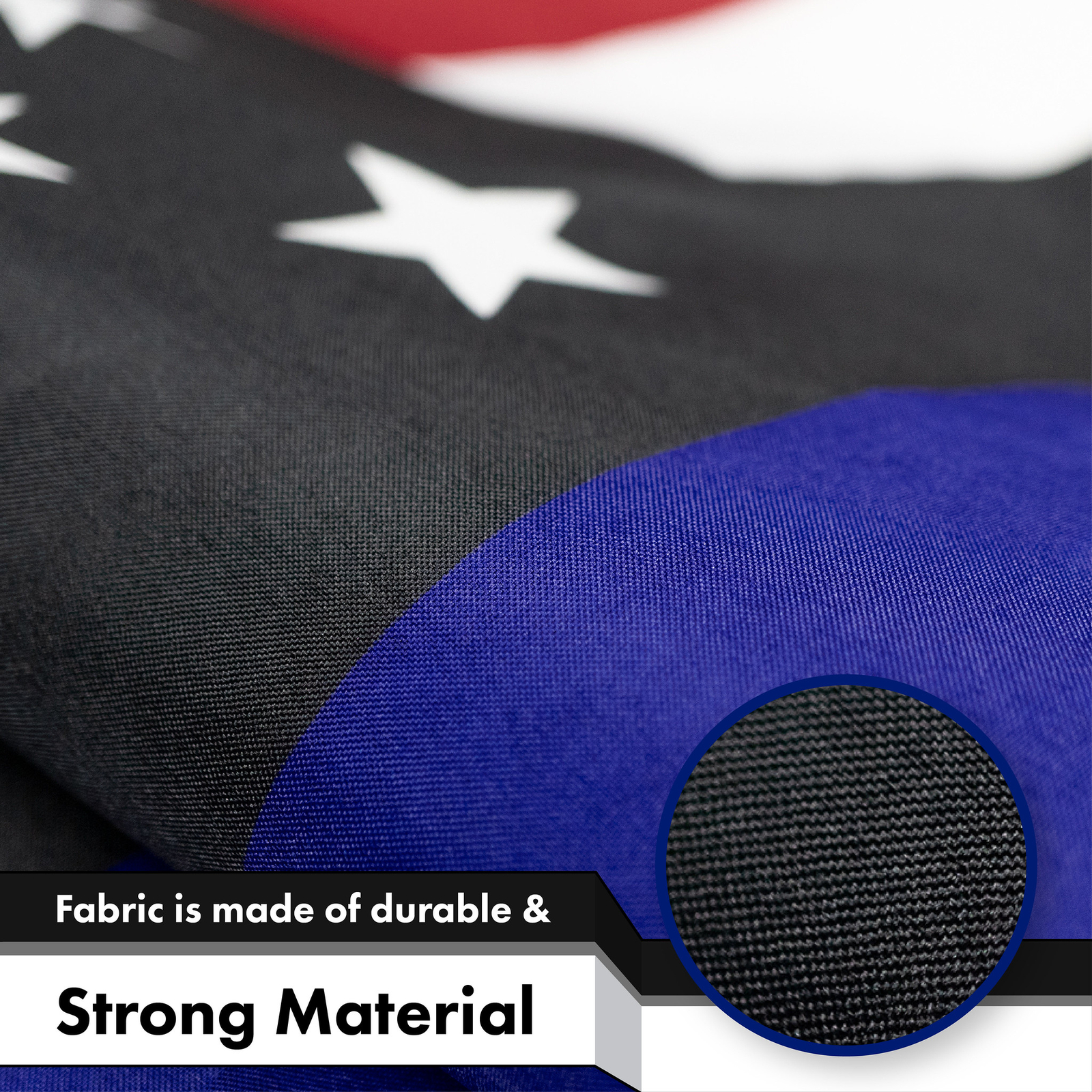 Blue Lives Matter Flag | 3x5 ft | 150D Polyester - American Police ...