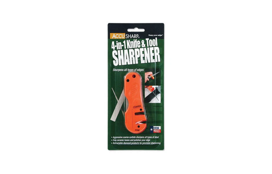 6 PACK AccuSharp 4 in 1 Knife & Tool Sharpener Coarse Carbides & Fine Ceramic - Image 2 of 2