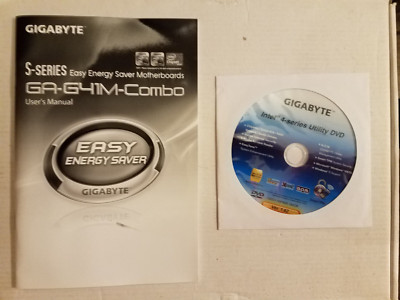 Gigabyte GA-G41M-Combo Manual Drivers and Utilities CD/DVD