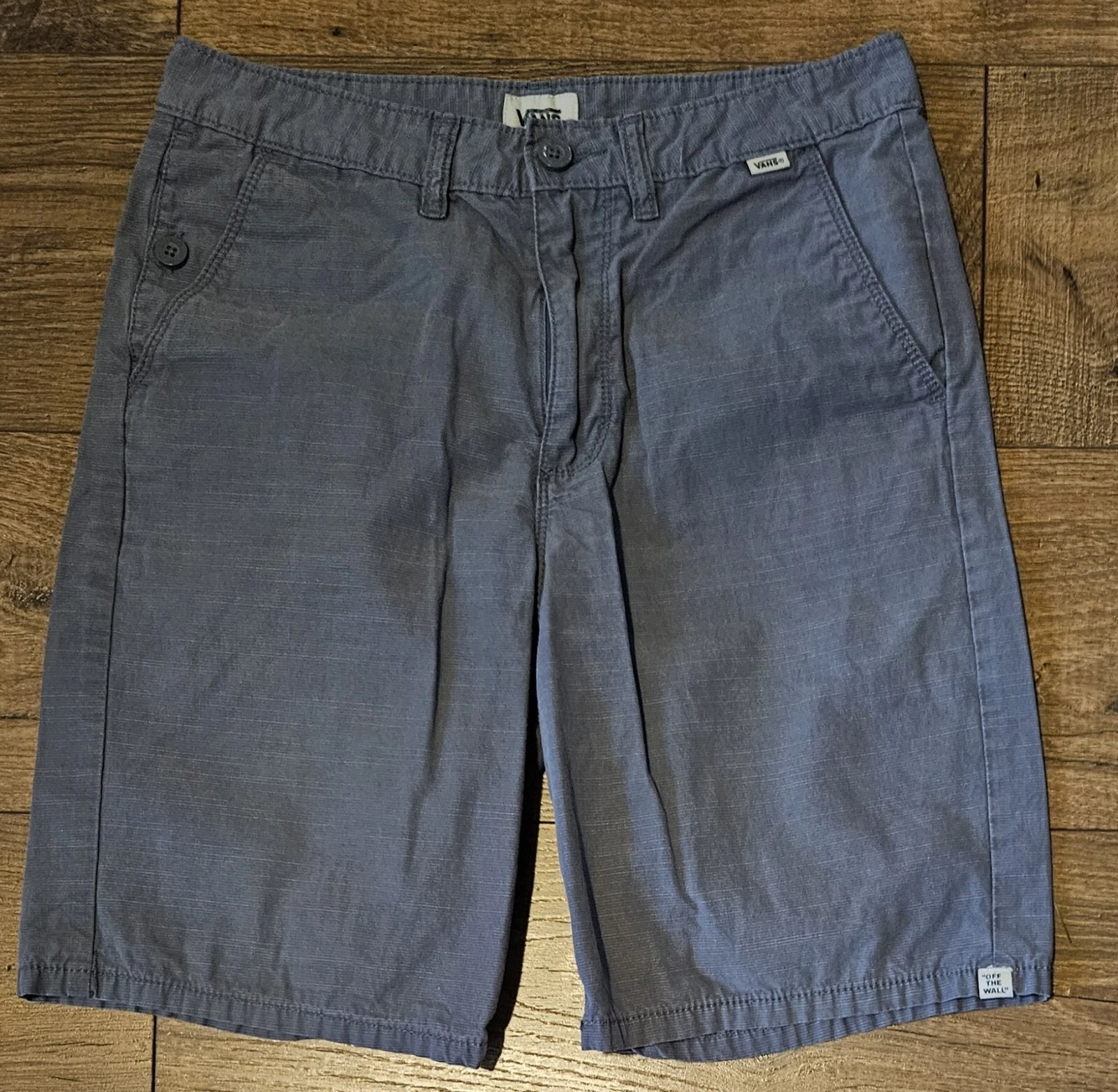 Pantaloncini chino ragazzo grigio VANS Off The Wall kaki taglia 18 (28x8 5)