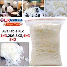 Soy Wax Soya Candle Making & Soap Making Supplies Natural 100% Pure 1KG - 5KG UK