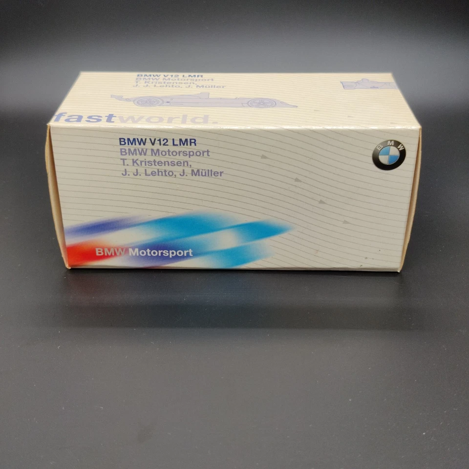 AUTO MINICHAMPS BMW V12 LMR VINCITORE 12H OF SEBRING 1999 1:43 IN SCATOLA - Immagine 2 di 4