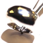925 Sterling Silver White Hammered Hollow Dome Ring 7.7g Size 7 — photo 9