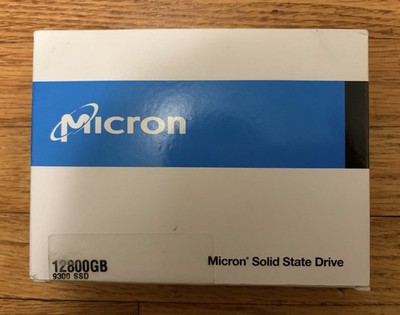 Micron 9300 MAX 12.8TB MTFDHAL12T8TDR PCIe Gen 3.0 x4 4GB/s U.2 NVMe 2.5'' SSD