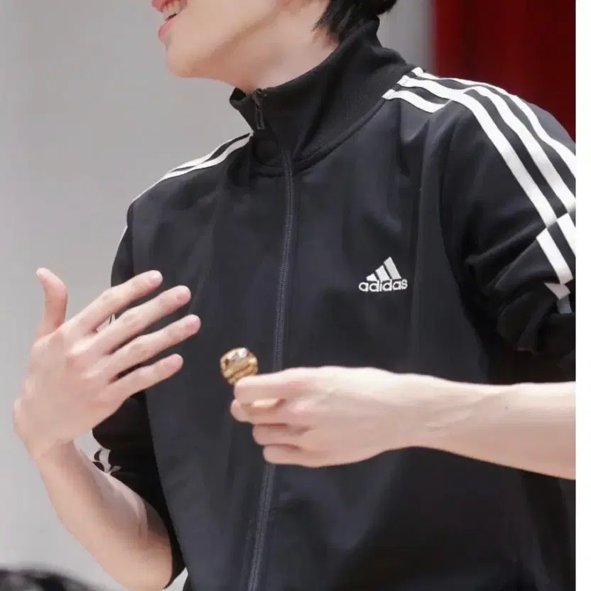 adidas Basic 3-Stripes Track Jacket, Pre-Owned, S… - image 2