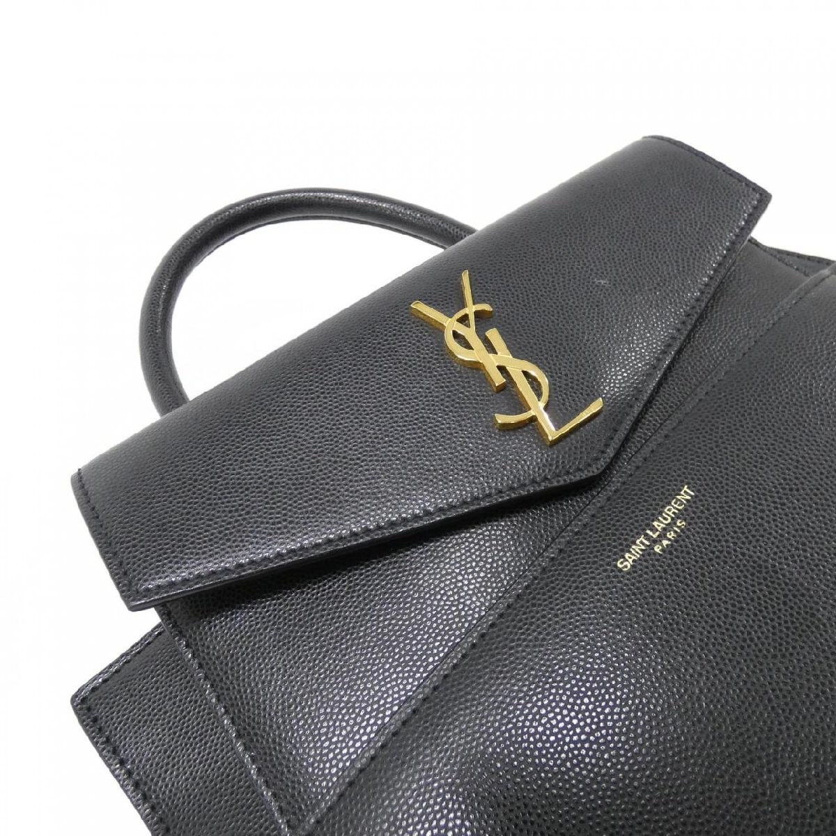 Borsa Yves Saint Laurent 634730 1KA0J in pelle di vitello nera usata autentica