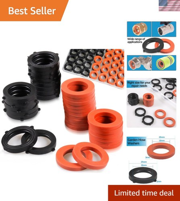 #ad #ad 80 Pcs Heavy Duty Thermoplastic Hose Washers Easy Assembly Long Lasting Use $17.99