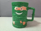 Vintage TMNT Michelangelo City Sewer Plastic Mug/Cup 1991 Mirage Studios