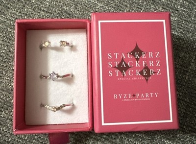 Ryze Party Jewelry Stacker Ring Set Size 10 925 Sterling She s The Moment