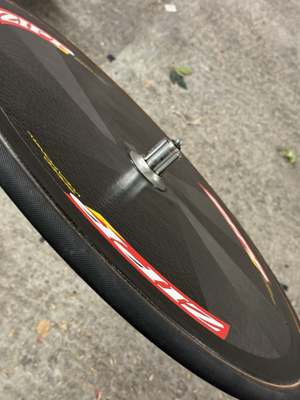 Zipp Rear Road Disc Wheel Tubular Can Be Converted To Track With Correct Axle