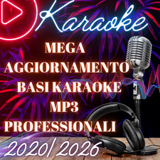 OLTRE 7000 BASI MUSICALI-KARAOKE MP3 + CORI NO MIDI AGGIORNAMENTO 20/26+SANREMO