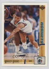 1991-92 Upper Deck Plain Text Hologram Muggsy Bogues Tyrone Bogues #242 8y6