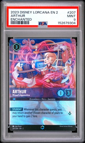 Arthur - Wizard's Apprentice graded PSA 9 for sale on eBay
