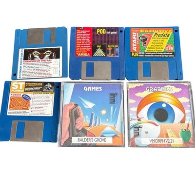 Amiga Disketten Set Public Domain Software Spiele Balder's Grove VMORPH V2.21 A