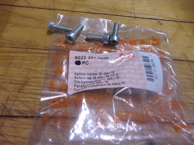 4 Stihl Spline Screw's M5X16 (4 Pack) OEM 9022-341-0980 #GM-K2B2