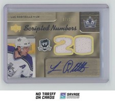 2005-06 UD The Cup Scripted Numbers Auto Patch Robitaille/Clark /10 #DSN-RC Los