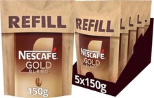 Nescafe Gold Blend Refill 150g | 5 Packs | 416 Cups |Rich And Smooth Coffee new*