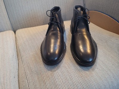 Men's Gordon Rush Black Leather ''Weaver'' Boots Size 13 M