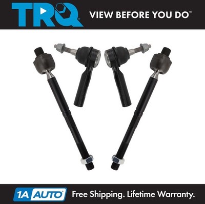 TRQ Front Inner & Outer Tie Rod Set Inner & Outer Fits Buick