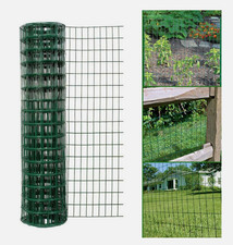 Multipurpose Green PVC Coated 13mm Steel Wire Garden Fence 0.9M x 10M Roll