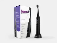 Burst  Pro Sonic Toothbrush  LED Screen Smart Pressure Sensor 5 Modes - Black