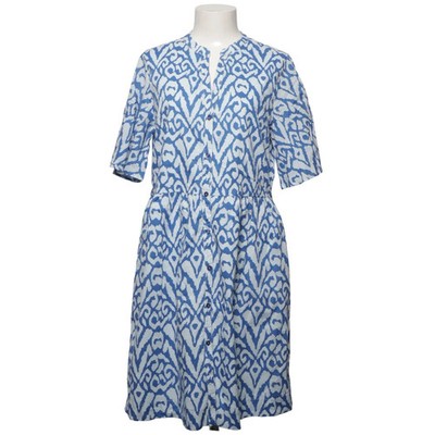 Mexx, Kleid, Größe: 40, Blau/Weiß, Baumwolle, Print, Damen #ImC
