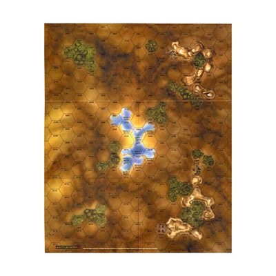Catalyst Battletech Boxed Ga  Introductory Box Set (2nd Ed), Mapboard #1 O VG+