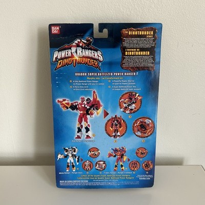 Power Rangers Dino Thunder Triassic Quadro Super Battlized NIB
