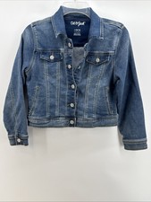 Cat and Jack Girls Denim Jacket - Size L 10/12 