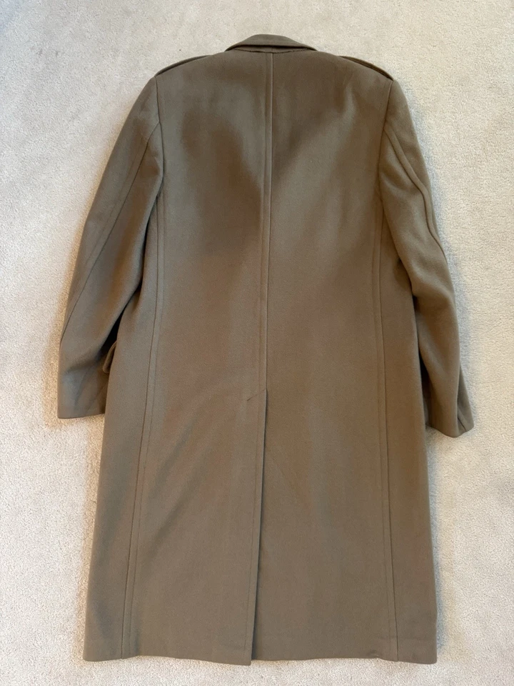 Polo Coat / British Warm Coat, 100% Wool, USA Union Made ~1960s - Image 3 of 4