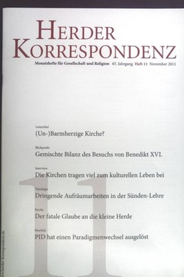 (Un-)Barmherzige Kirche? - in: Herder Korrespondenz. Monatshefte für Gesellschaf