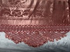 VINTAGE Italian Pink Silk Floral Damask Bedspread 80 x 110 — photo 5