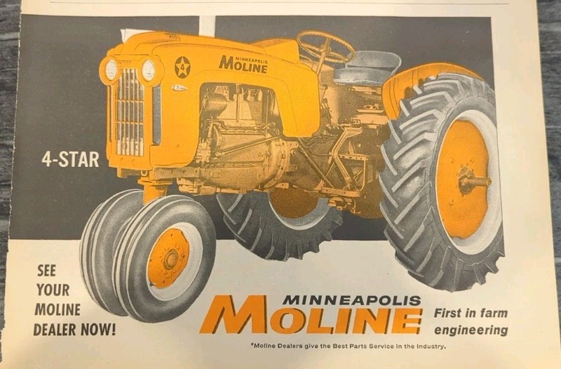 Magazine Ad 1960 Minneapolis-Moline Tractors - Minneapolis, MN 