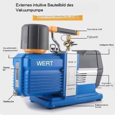 7L Vakuumpumpe Klimaanlage Fluorid-Werkzeug Vakuumpumpen-Set Mit K&auml;ltemittel