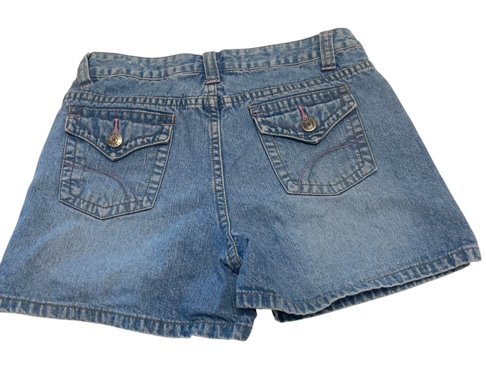 Arizona Jean Co. Pantalones cortos de mezclilla para niñas talla 12 regular azul Foto 3 de 4