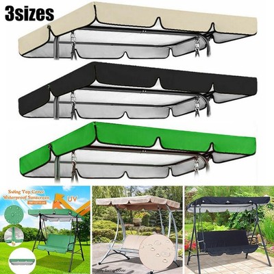 Outdoor For Swing Seat Replacement Canopy Cover for Two or Three Persons