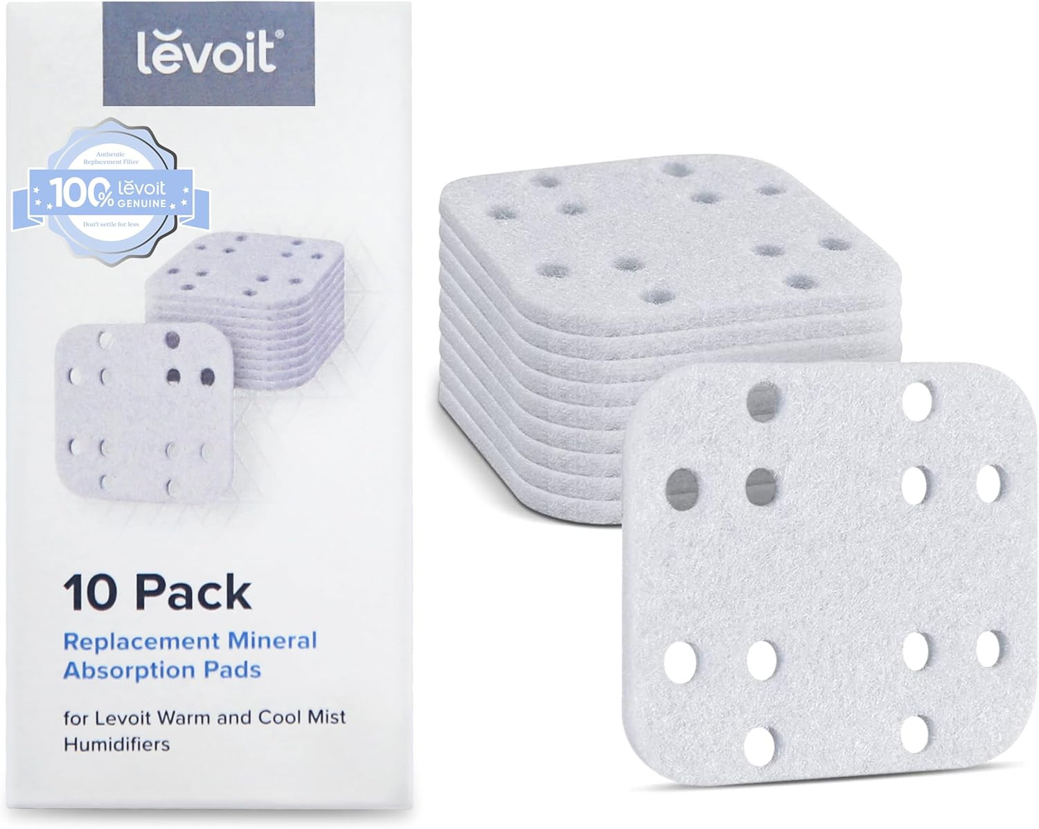 Replacement Filters 10-pack, Mineral Absorption Pad,compatible With L